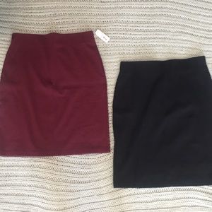 Pencil skirt bundle 2 piece set size small NWT